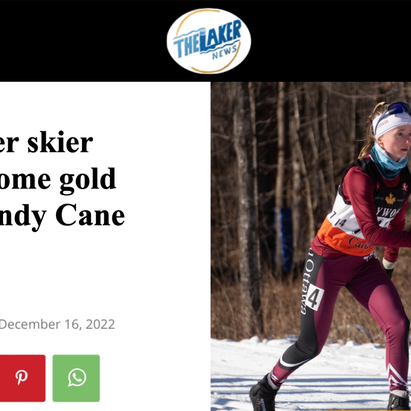 The Laker News – Fall River Skier Brings Home Gold from Candy Cane Cup